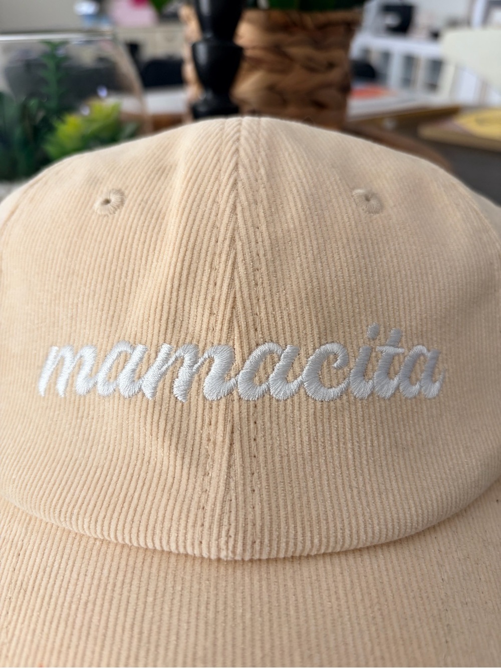 Mamacita Embroidered Women’s Cap - Cream